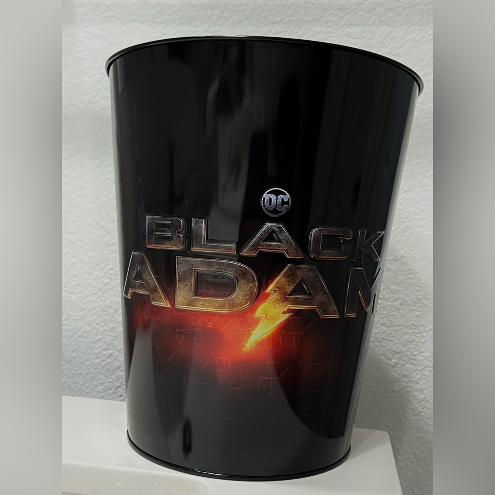 LIMITED EDITION BLACK ADAM POPCORN TIN